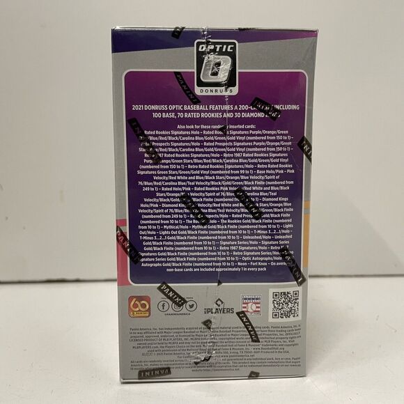 2021 Donruss Optic Baseball Blaster Box w/ Pink Parellel pack FACTORY SEALED - Picture 3 of 3